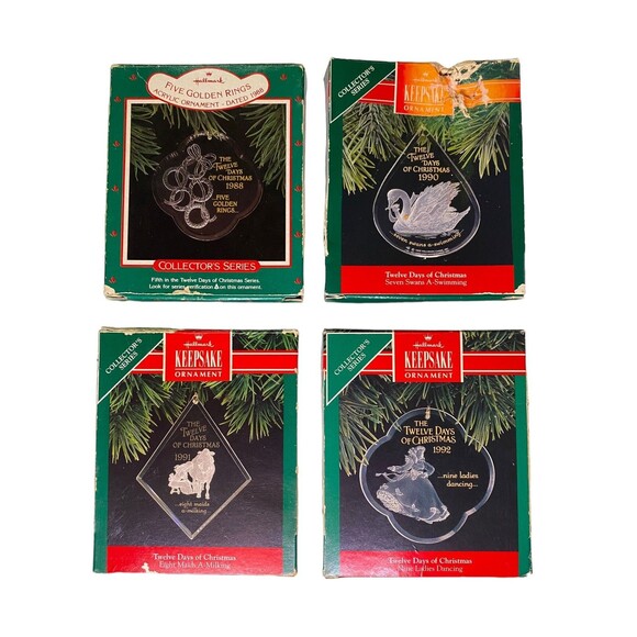 4 - Hallmark Keepsake Ornament Collector’s Series Twelve Days Of Christmas- VNTG - Picture 2 of 7